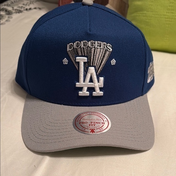 Mitchell & Ness Limited Edition Topps Blue and Gray Dodgers Hat - Picture 1 of 10